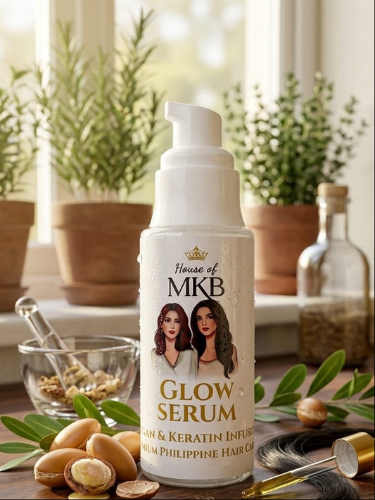Glow Serum: Argan & Keratin Infused